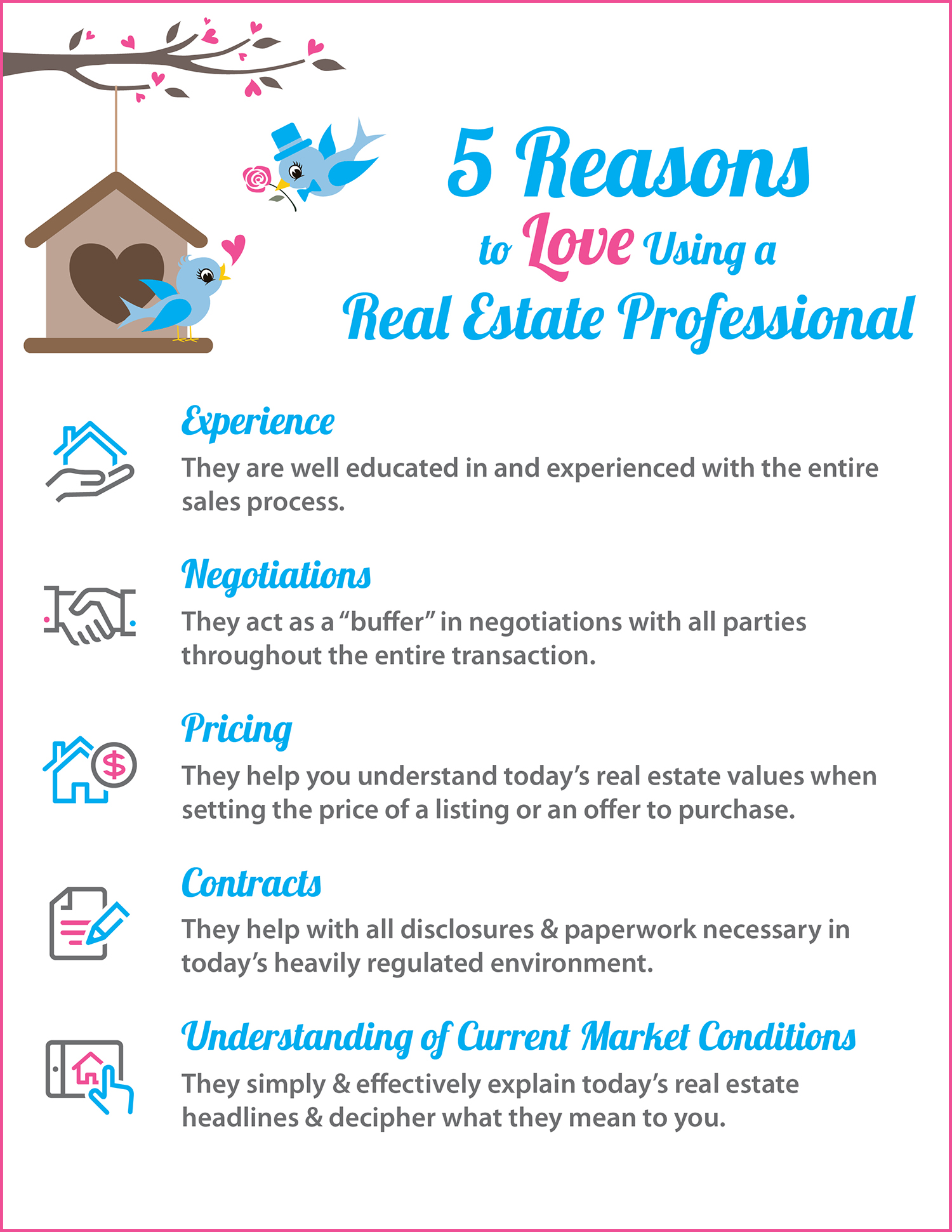 5 Reasons to Love Hiring A Real Estate Pro [INFOGRAPHIC] | Simplifying The Market
